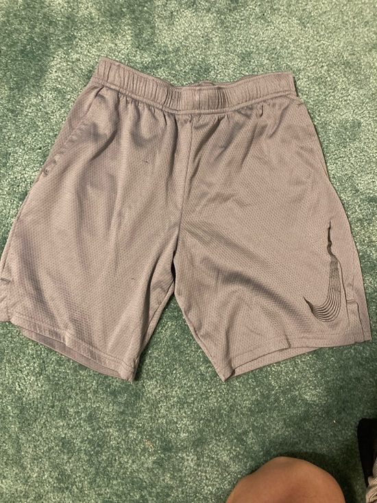 Nike Other - Nike Kids Mesh Shorts - Grey with black swoosh design